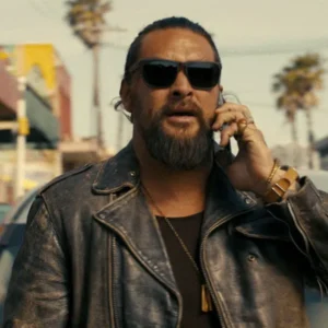 The Wrecking Crew 2026 Jason Momoa Biker Leather Jacket