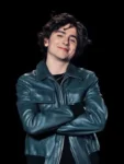 Timothée Chalamet Bomber Leather Jacket