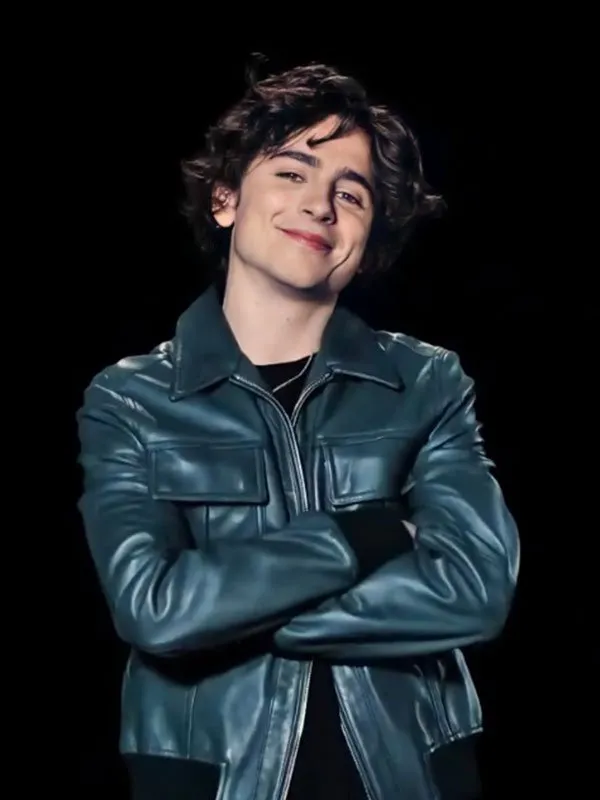Timothée Chalamet Bomber Leather Jacket