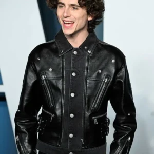 Timothée Chalamet Oscar Party Black Jacket
