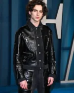 Timothée Chalamet Oscar Party Black Jacket