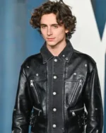 Timothée Chalamet Oscar Party Black Jacket