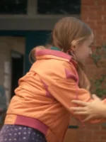 Stranger Things S05 Holly Orange Padded Jacket - Image 2