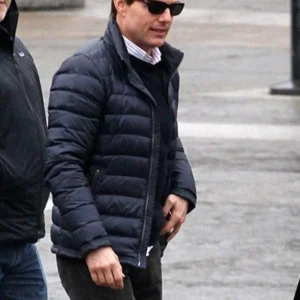 Tom Cruise Mission Impossible 7 Black Puffer Jacket
