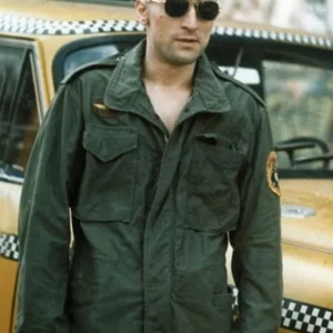 Travis Bickle Taxi Driver Green Cotton Jacket