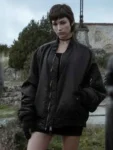 Úrsula Corberó Money Heist Tokyo Black Bomber Jacket
