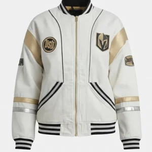 Backstreet Boys x Vegas Golden Knights White Bomber