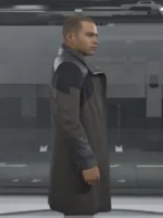 Detroit Become Human Markus Black Trench Coat