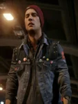 Infamous Second Son Troy Baker Denim Vest for Men