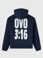 WWE Stone Cold 3:16 Blue Hooded Varsity Jacket
