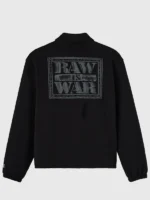 WWE Raw Is War Black Coaches Jacket 2025