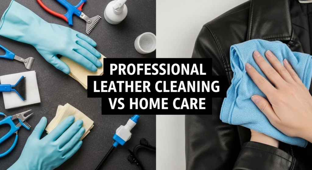 Professional Leather Cleaning vs Home Care