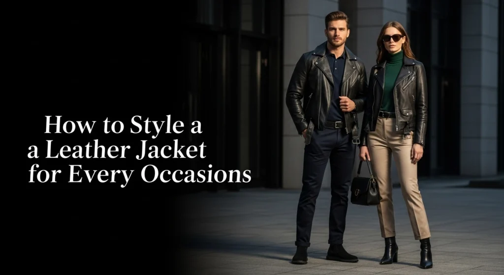 how to style a leather jacket