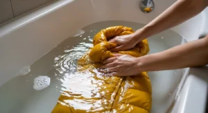 how to wash puffer jacket
