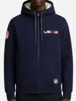 Team USA Blue Hooded Jacket Winter Olympics 2026