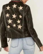 Buy Christy Scatter Star Women’s Jacket. Premium fabric, star-pattern design, soft lining, durable stitching, perfect streetwear & casual fashion.
