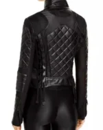 Women’s Leather & Mesh Moto Jacket