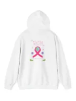 World Cancer Day 4 February Pink & White Hoodie
