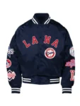 World Tour 2024 Lana Del Rey Blue Bomber Jacket