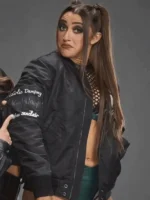 WWE NXT Wren Sinclair NQCC Black Bomber Jacket