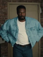 Yahya Abdul-Mateen II Wonder Man Blue Denim Jacket - Image 2