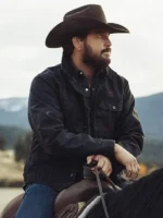 Rip Wheeler Yellowstone Black Cotton Jacket