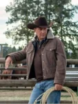 Kevin Costner Yellowstone John Dutton Corduroy Jacket