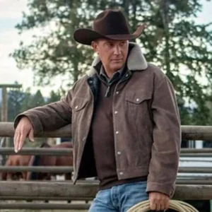 Kevin Costner Yellowstone John Dutton Corduroy Jacket
