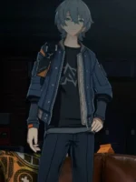 Wise Zenless Zone Zero Blue Bomber Jacket