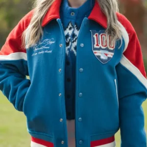 NY Rangers Centennial 2026 Blue Varsity Jacket