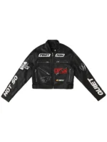 WWE Charlotte Flair Cropped Racing Jacket