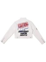 WWE Charlotte Flair Cropped Racing Jacket - Image 4