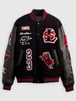 Levi Strauss x Air Jordan Black Varsity Jacket