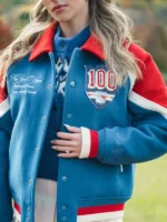 NY Rangers Centennial 2026 Blue Varsity Jacket