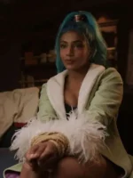 One Piece S02 Charithra Chandran Green Coat - Image 3