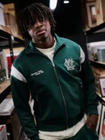 Manchester United 2026 Green Archive Track Jacket - Image 2