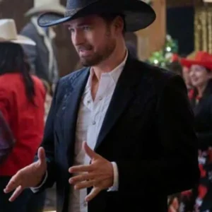 Warren Christie Black Blazer A Royal Montana Christmas