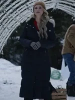 Princess Victoria Blue Puffer Coat Royal Montana