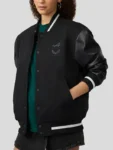 BWT Alpine F1 Black Wool Varsity Jacket