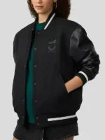 BWT Alpine F1 Black Wool Varsity Jacket