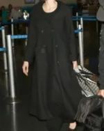 Angelina Jolie Wool Trench Coat