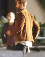 Hugh Jackman Suede Leather Jacket