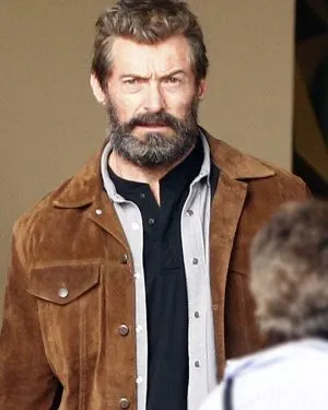 Hugh Jackman Suede Leather Jacket Hugh Jackman Suede Leather Jacket
