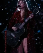 Taylor Swift Eras Tour Red Sequin Coat