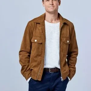 Tyler Hynes An Unexpected Christmas Leather Jacket