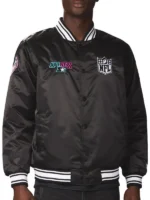 Avirex X Starter Super Bowl LX Satin Varsity Jacket