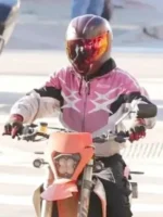 Crime 101 Barry Keoghan Pink Jacket