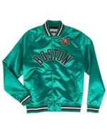 Boston Celtics Satin Varsity Jacket