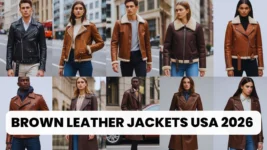 Brown Leather Jackets USA 2026 Styles Trends & Buying Guide