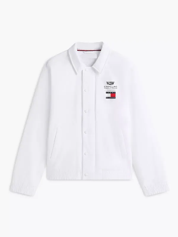 Cadillac F1 Team White Coach Jacket Cadillac F1 Team White Coach Jacket
